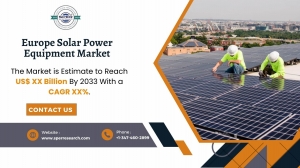 Europe Solar Power Equipment Market CAGR Value and Future Scope 2033