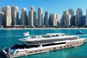 Sail in Luxury: Aboard the Iconic Lotus Mega Yacht in Dubai