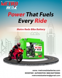 Metro Redx – The Best Bike Battery Manufacturer in Hyderabad for Reliable Power