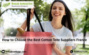 How to Choose the Best Cotton Tote Suppliers France