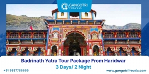 Badrinath Yatra Tour Package From Haridwar – 3 Days/2 Nights with Gangotri Travels