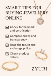 Smart Tips for Buying Jewellery Online – With ZYURI a Simple Guide