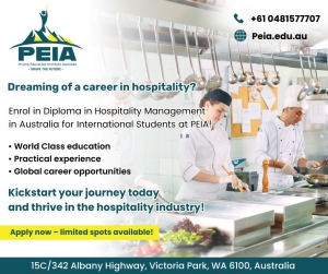 Discover Diploma in Hospitality Management in Australia at PEIA