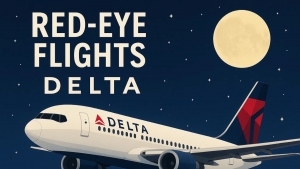 Delta Airlines Red-Eye Flights