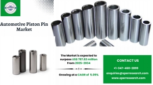 Automotive Piston Pin Market Size, Share and Forecast 2034