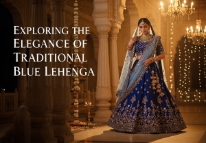 Exploring the Elegance of Traditional Blue Lehenga