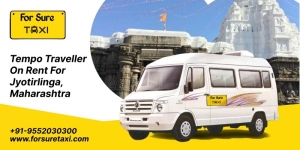 Tempo Traveller on Rent for Jyotirlinga in Maharashtra – For Sure Taxi