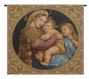 Rafael’s Madonna Della Wall Tapestry: A Masterpiece of Serenity for Your Sacred Space