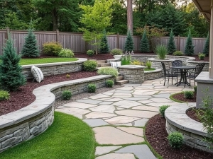 Stone Sophistication: Premium Landscape Backyard Revival