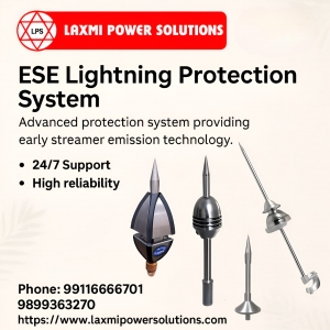 ESE Lightning Protection System – Advanced Protection with Laxmi Power Solutions