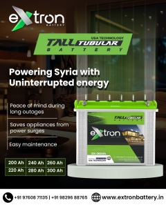 Best Battery in Syria – Extron Battery Leading the Way