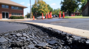 Commercial Parking Lot Repair in Troy