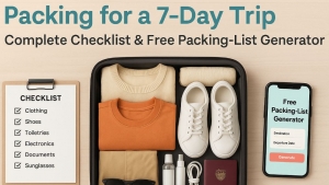 Packing for a 7-Day Trip: The Complete Checklist 