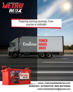 Truck Battery Manufacturer in India: Metro Redx Battery – Your Trusted Power Solution