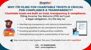 Why ITR Filing for Charitable Trusts Is Crucial for Compliance & Transparency