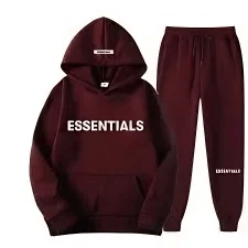 Maroon Essentials Tracksuit - premium Essentials Tracksuit