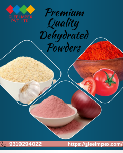 Glee Impex Pvt. Ltd. – Best Premium Quality Dehydrated Powder Exporter in India