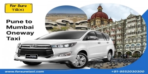 One Way Cab Pune to Mumbai – Comfortable Travel with For Sure Taxi
