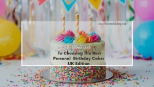 The Ultimate Guide to Choosing the Best Personal Birthday Cake: UK Edition