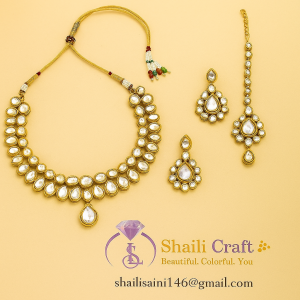 Luxury Kundan Jewellery Online for Brides at Shailicraft
