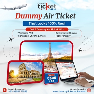 The Ultimate Solution for Visa Applications: Dummy Ticket Maker & Dummy Airline Ticket Generator