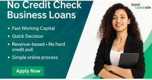 No Credit Check Business Loans, Quick Working Capital Today  
