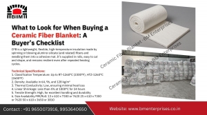 What to Look for When Buying a Ceramic Fiber Blanket