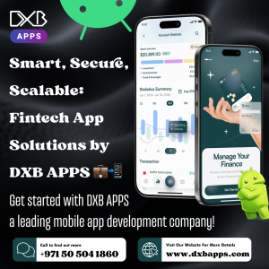 Get the best mobile application development Abu Dhabi solutions by DXB APPS