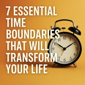 7 Essential Time Boundaries That Will Transform Your Life