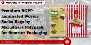 Premium BOPP Laminated Woven Sacks Bags by Marudhara Polypack for Smarter Packaging