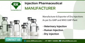 Dry Injection Pharmaceutical Manufacturer in India