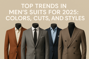 Top Trends in Men’s Suits for 2025: Colors, Cuts, and Styles