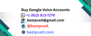 Buy Google Voice Accounts – Instant Delivery, 100% Verified