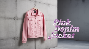Womens Pink Denim Jacket