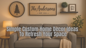 Simple Custom Home Decor Ideas To Refresh Your Space