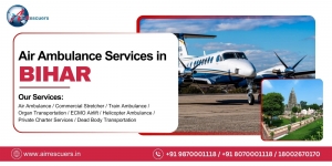 High-Speed Emergency Charter Air Ambulance Options in Bihar