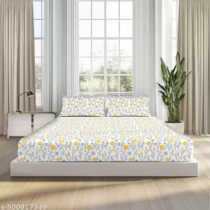 Buy Ditsy Florals Cotton Bedsheet on Meesho – Elevate Your Bedroom with Soft Elegance