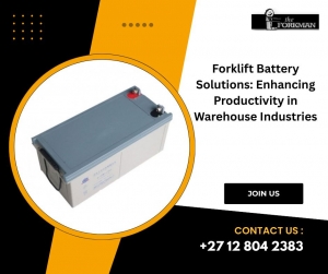 Forklift Battery Solutions: Enhancing Productivity in Warehouse Industries