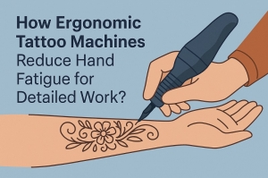 How Ergonomic Tattoo Machines Reduce Hand Fatigue for Detailed Work?