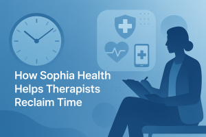 How Sophia Health Helps Therapists Reclaim Time