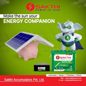Top Solar Tubular Battery in Tamil Nadu – Reliable Power with Sakthi Battery