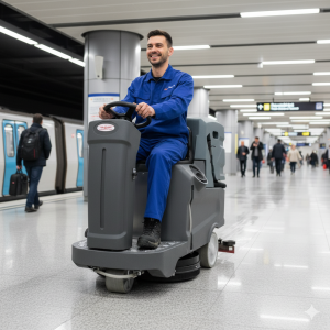 Dynaclean Ride-On Scrubber Drier DRO-8085 – The Future of Professional Floor Cleaning