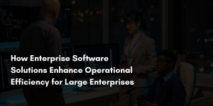 How Enterprise Software Solutions Enhance Operational Efficiency for Large Enterprises