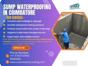 How Sivam Water Proofing Helps Prevent Water Damage with Waterproofing Services in Coimbatore