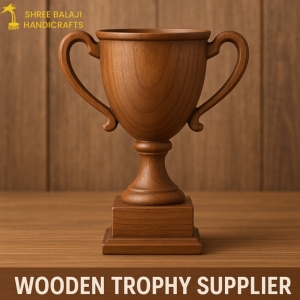 Find the Best Wooden Trophy Supplier in Delhi NCR at Affordable Prices by Shree Balaji Handicrafts