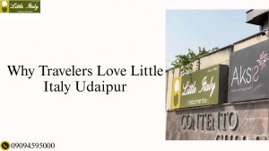 Why Travelers Love Little Italy Udaipur