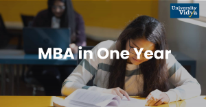 MBA in One Year Unlock Your Career Potential Faster with University Vidya