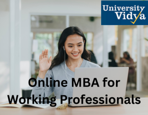 Online MBA for Working Professionals balancing work and education at the same time!