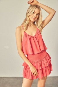 Mini romper dress