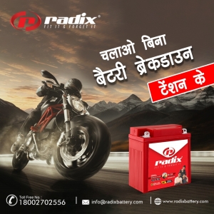 Radix Battery: India’s Most Trusted Bike Battery Manufacturer for Reliable Two-Wheeler Power